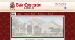 Desktop Screenshot of blakeconstruction.com